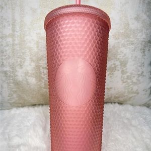 2022 Starbucks Soft Touch Pink Lemonade Studded Cup